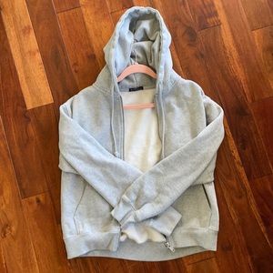 Brandy Melville Grey Zip Up